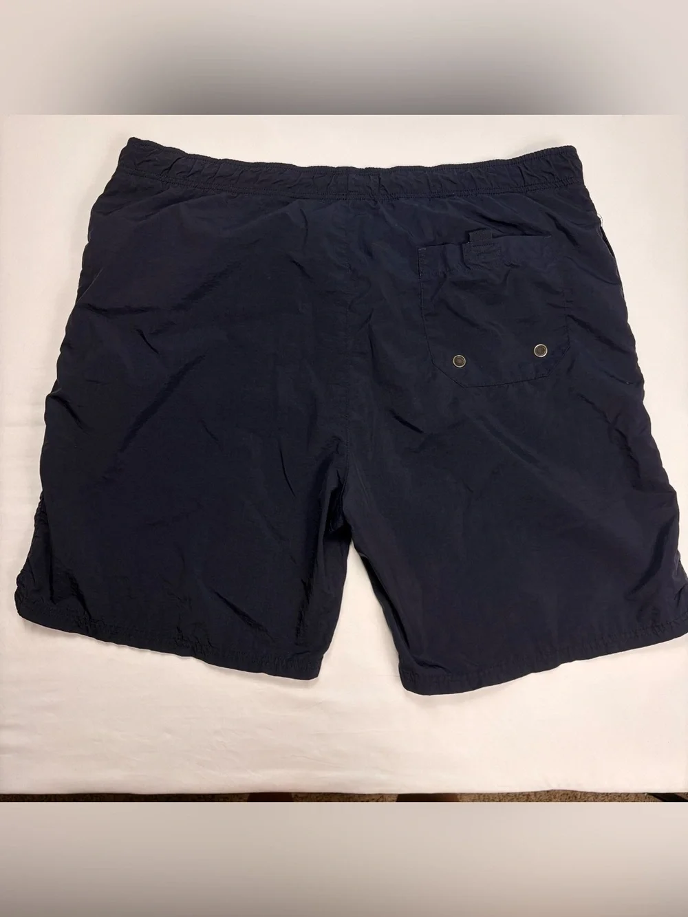 Vintage Abercrombie XL Navy Swim Shorts Y2K 90s